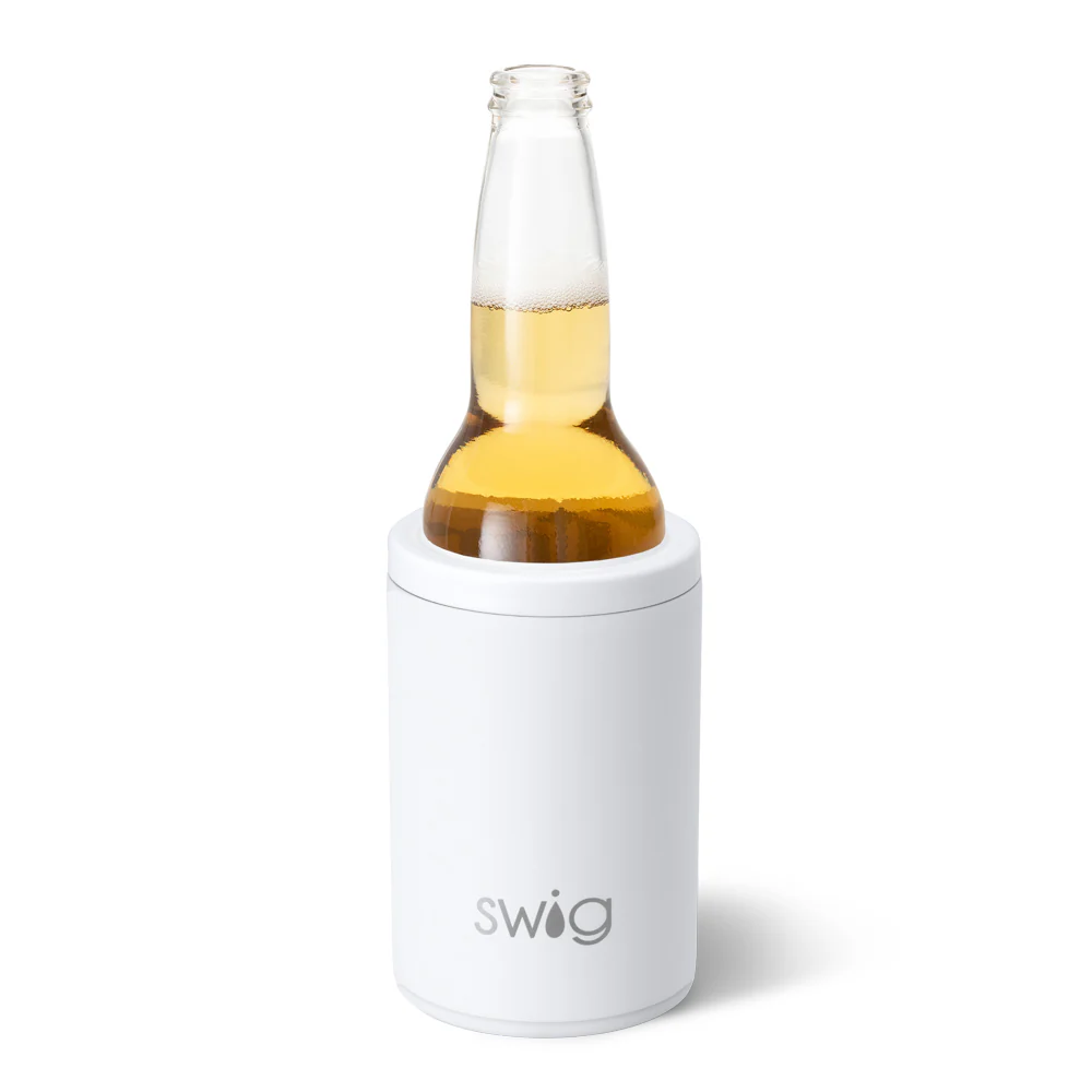 White Can + Bottle Cooler 12oz - Image 3