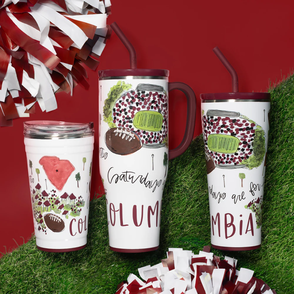 Saturdays in Columbia, SC Straw Tumbler 32oz - Image 3