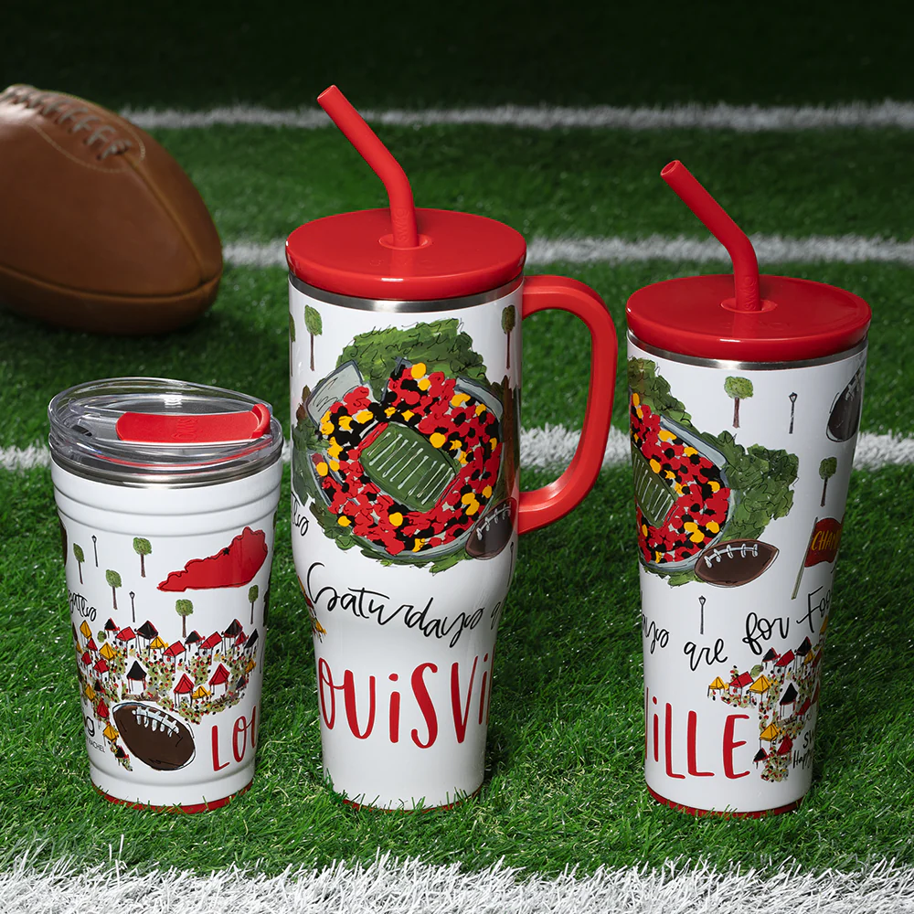 Saturdays in Louisville Straw Tumbler 32oz - Image 3